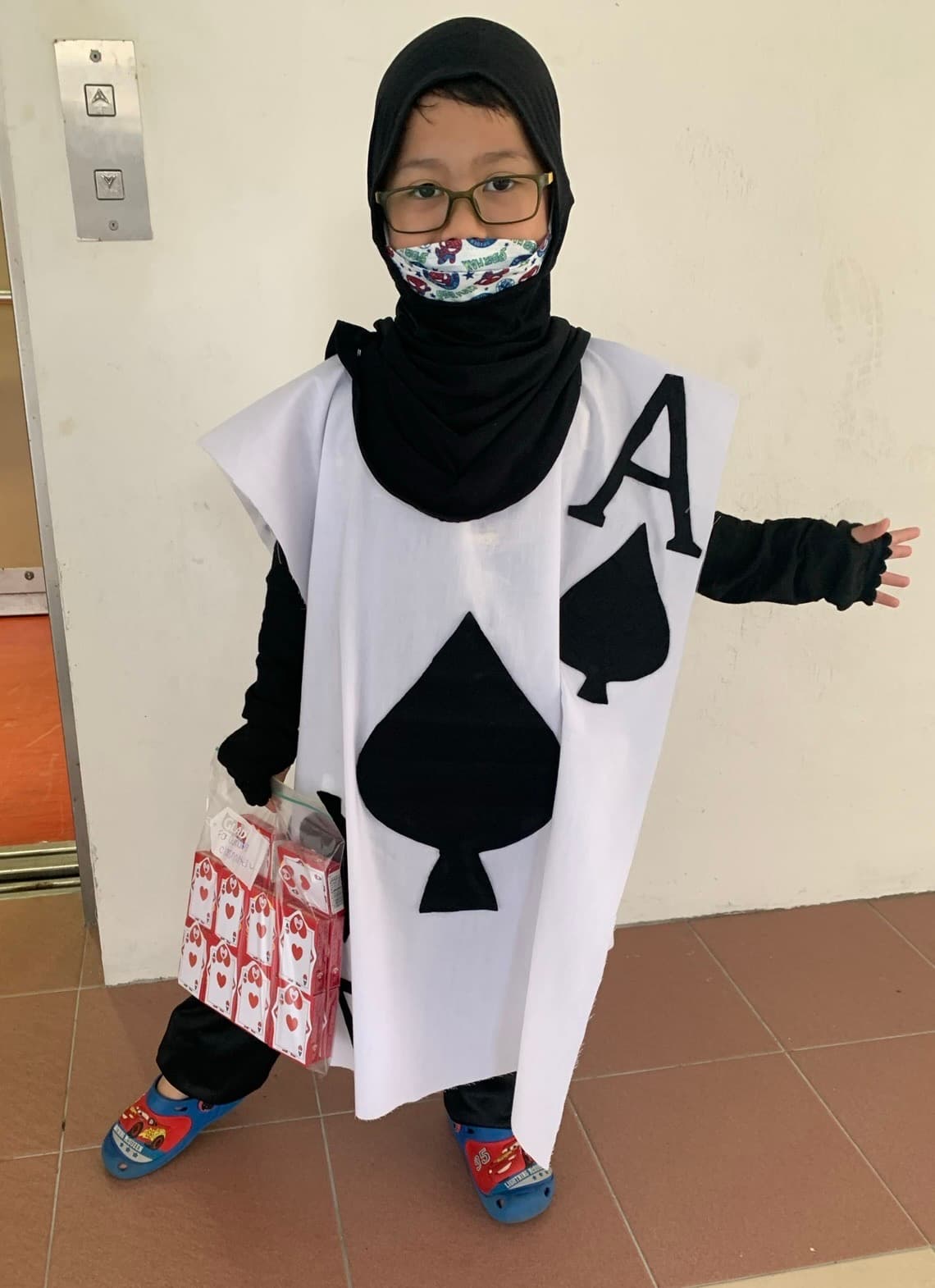 My Son as the Soldier Card from Alice in Wonderland